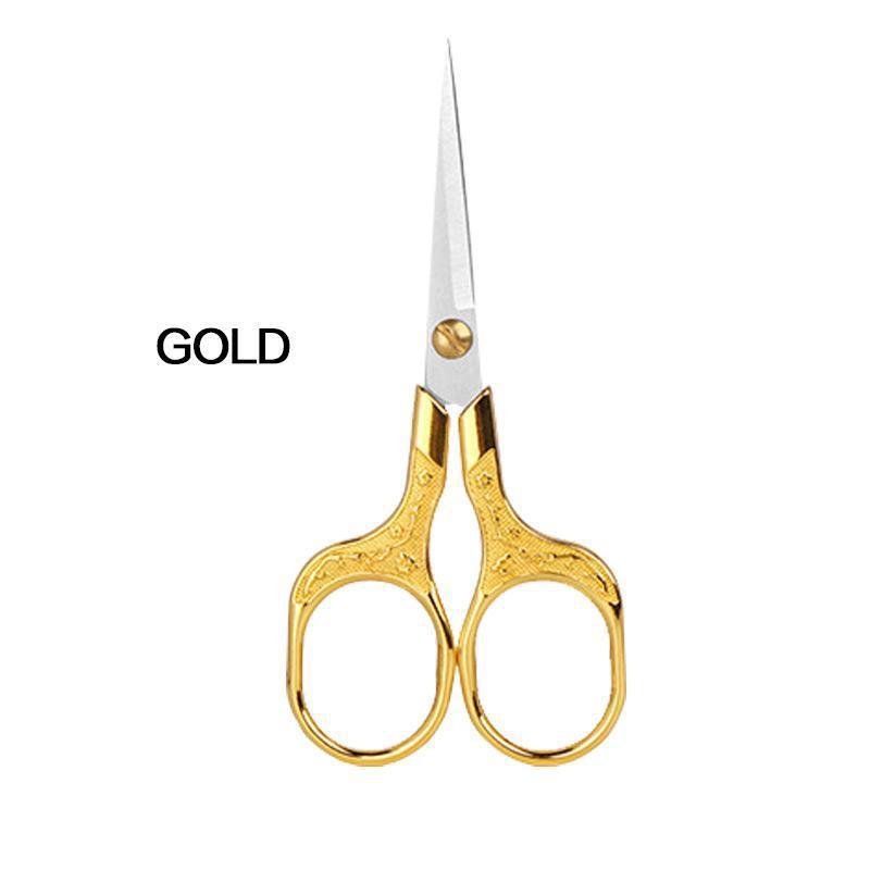 1PC Vintage Plum Scissors Stainless Steel Household Scissors Window Embroidery Scissors Paper Cutting