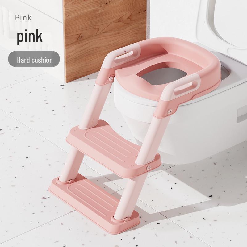 Skládací dětský toaletní žebřík s kruhem