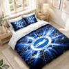 Bedding Set 1 Duvet Cover 2 Pillowcases Brighton & Hove Albion Football Print Bedroom Home Decoration