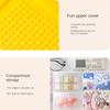 2 Layers Building Blocks Storage Box Removable Cover Particle Holder  for Kids
