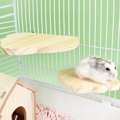 Pet Rat Accessories Wood Stand Platform Hamster Guinea Pig Toys for Cages Small Animals Toy Juguetes Hamster Speelgoed