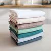 35x35cm Square Waffle Dish Towel Household Kitchen Plain Cotton Thickened Cleaning Cloth Absorbent Dishcloth