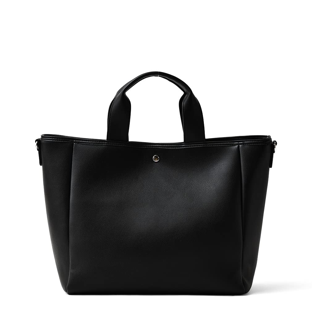 

Большая сумка-тоут Gratante 2-в-1, женская, для поездок на работу, abb-g0062 (черный)