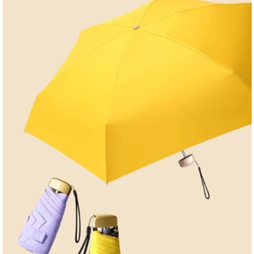 Mini Sun Umbrella Small Pocket Rain Umbrellal Folding Umbrella UV Ultraviolet Protection Sun Shade Pocket Parasol