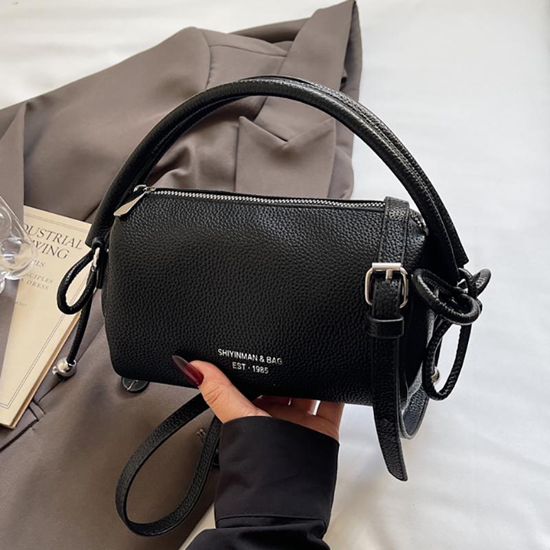 Fashion Letter Commuting Handbags For Women Summer Large Capacity Pu Leather Crossbody Bag Trend Versatile Shoulder Bags