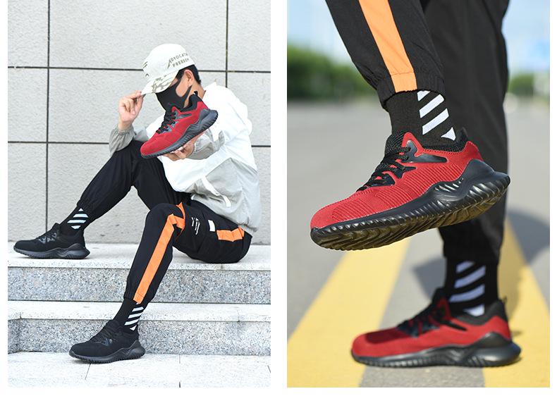 Cross-Border Safety Shoes: Breathable, Lightweight, Anti-Smash, Anti-Puncture for Men's and Women's Comfort During Long Wear