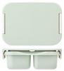 Skater Lunch Separate Dishwasher Microwave Made in Sepia Box, Antibacterial, Type, 1-Tier, 500ml, Safe, Safe, Japan, Green, PTLBS5AG-A