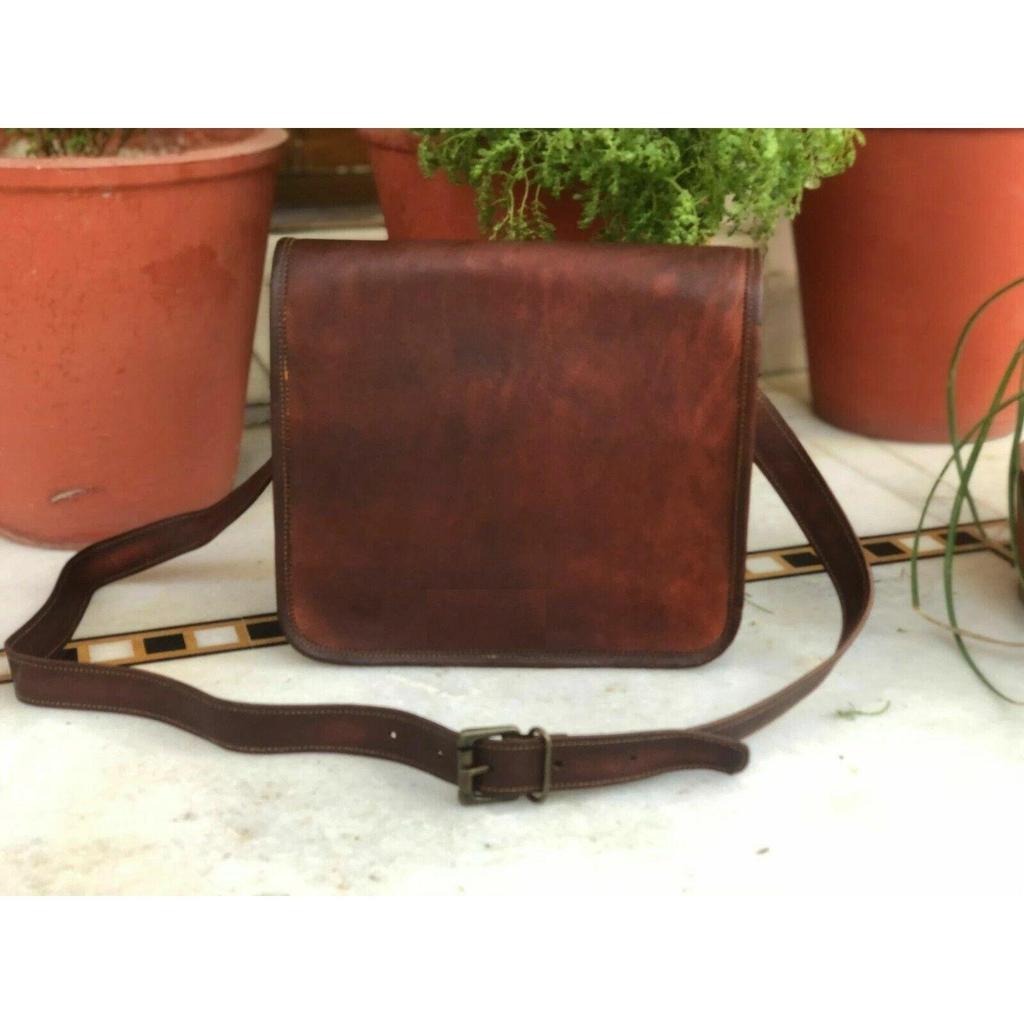 Vintage Laptop Messenger HANDBAG Handmade Briefcase Bag Satchel  Leather