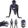 Venom Spider-man Cosplay Costume Jumpsuit With Exquisite Design And Breathable Fabric For Kids And Adults