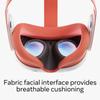 Meta Quest 3 Face Part Head Strap & (blood Orange)