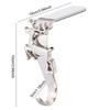 Christmas Mantel Hook Snowman Stocking Hangers Metal Christmas Stocking Holder Hook for Mantel Fireplace Snowflake Reindeer Tree