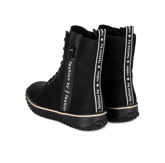 Rieker Z4218-00 Black Ankle Boots