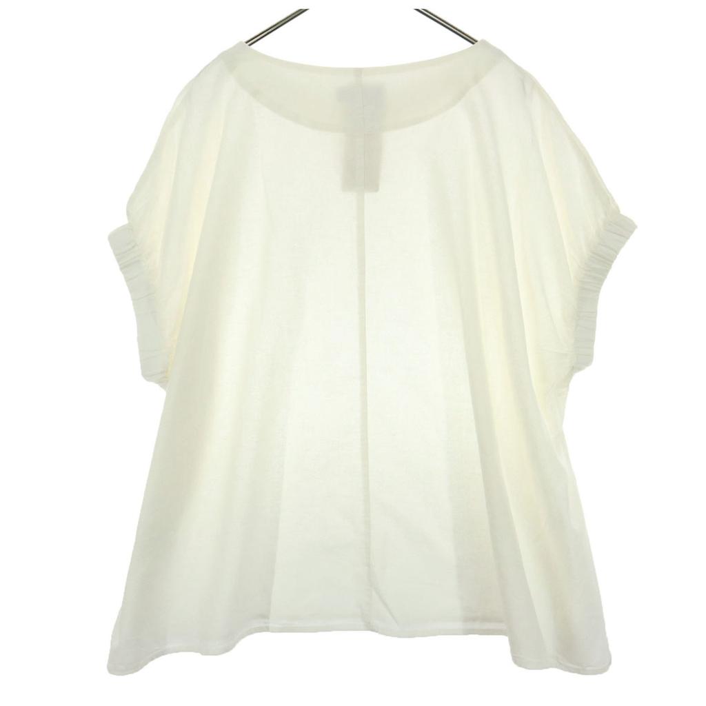 Nepoužité SM2 Tričko s krátkým rukávem s řasením F off white Dámské Použité