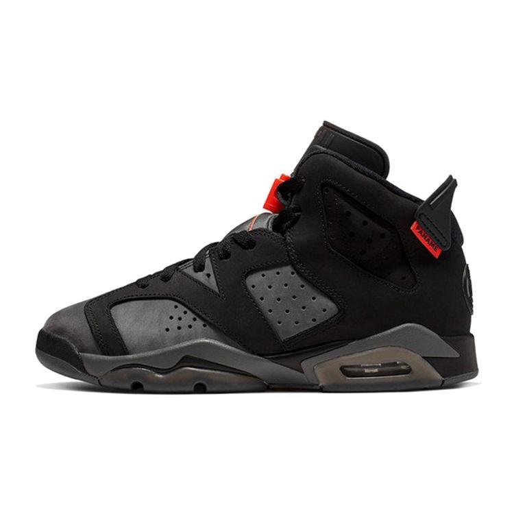 (GS) Air Jordan 6 Retro x Paris Saint-Germain Iron Grey Kids CN1078-001 EU 36