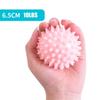 TPR 6.5cm Diameter Hollow Soft Spike Ball Hand Strength Recovery Exercise Massage Ball Yoga Fitness Spiky Massager Trigger Point