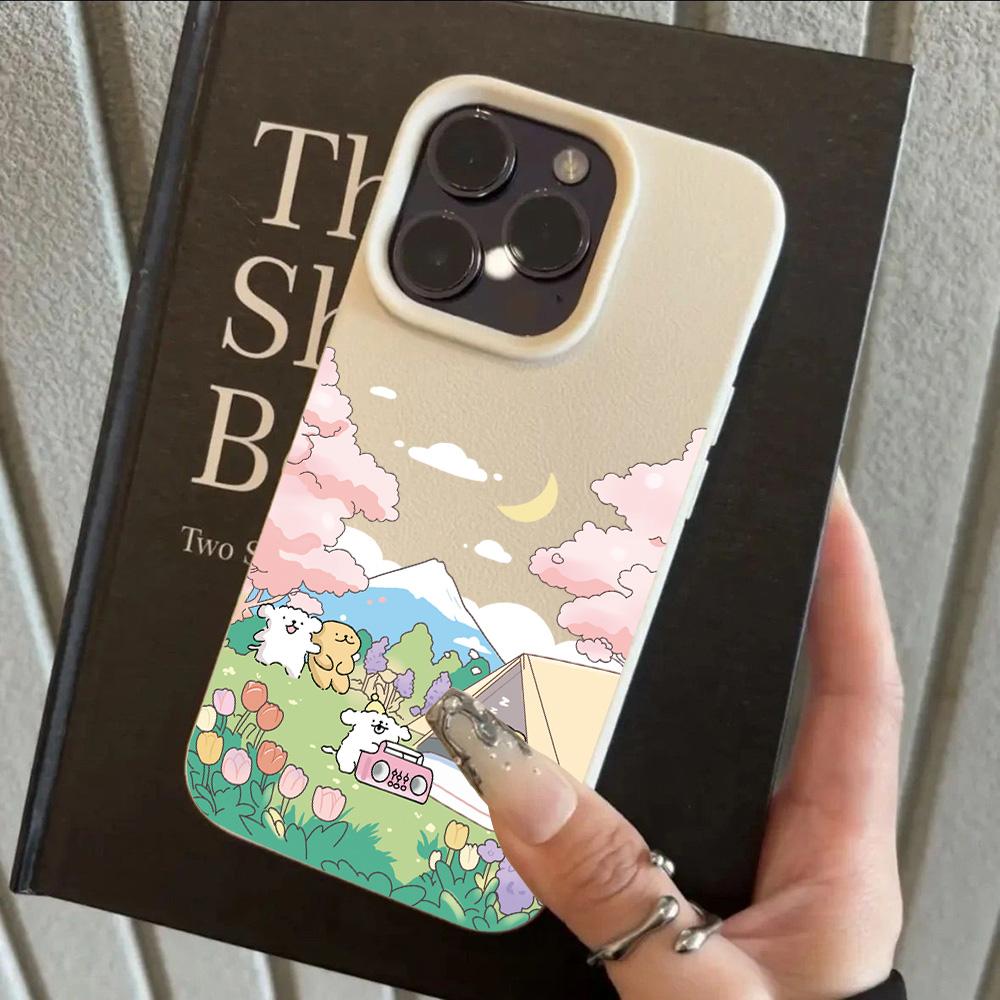 

ГОРЯЧИЙ Корейский Стильный Чехол для Телефона с Узором из Кожи Личи для Щенка Для Samsung A57 A36 A26 A07 A55 A35 A16 A24 A15 A14 A05S A05 4G 5G Samsung A35