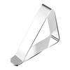 6Pcs Tablecloth Clips Stainless Steel Triangular Shape 5cm Opening Tablecloth Holders Clamps