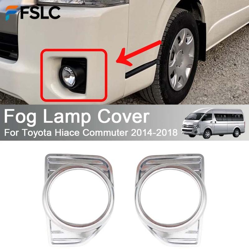 Cars Accessories Fog Lamp Cover For Toyota Hiace Commuter 2014-2018 Car Decoration Exterior Styling Upgrade Modify A Car