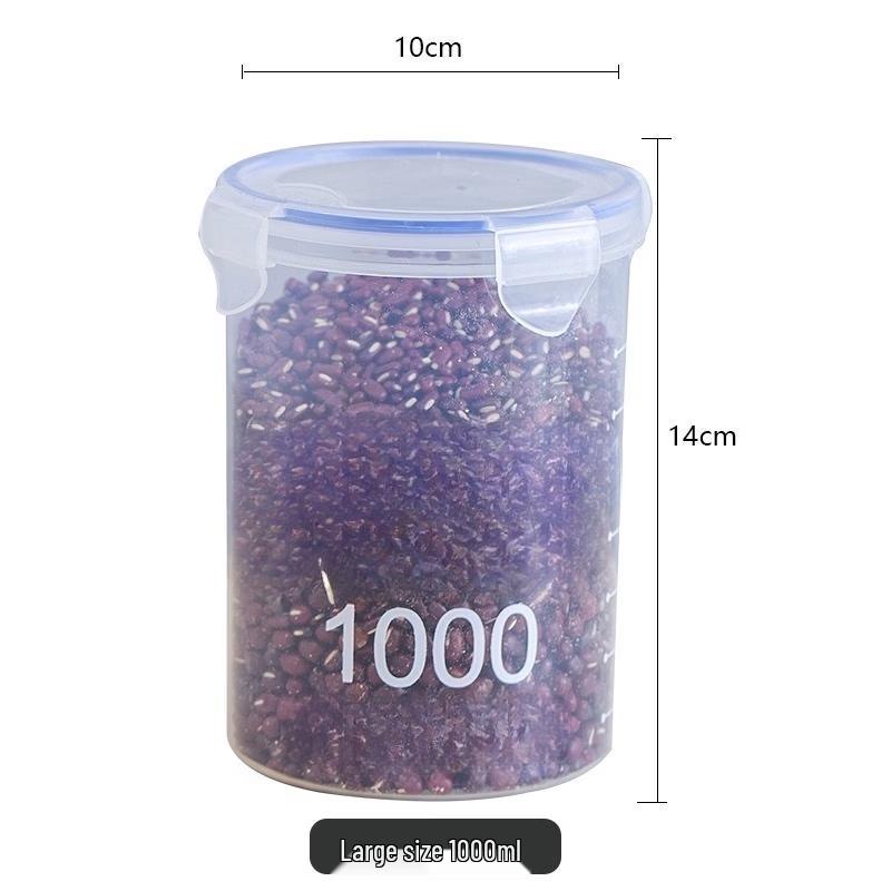 ZISIZ Plastic Food Storage Container Set