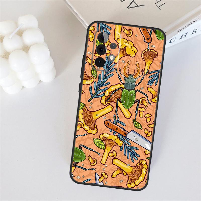 mushroom forest For Samsung Galaxy A05 A06 A16 A26 A54 A34 A14 A22 A32 A52 A55 A35 A15 A53 A13 A36 A56 Case