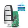 KEYYOU 0959752BA 3BT Keyless Uncut Smart Remote Key Fob 433MHZ ID48 Chip For VolksWagen VW Passat B6  B7 Magotan CC Car Key