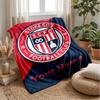 Stoke City FC Custom Name Text Flannel Blanket Soccer Logo Personalized Fleece Throw Blanket Special Gift For Sofa Bedroom Home