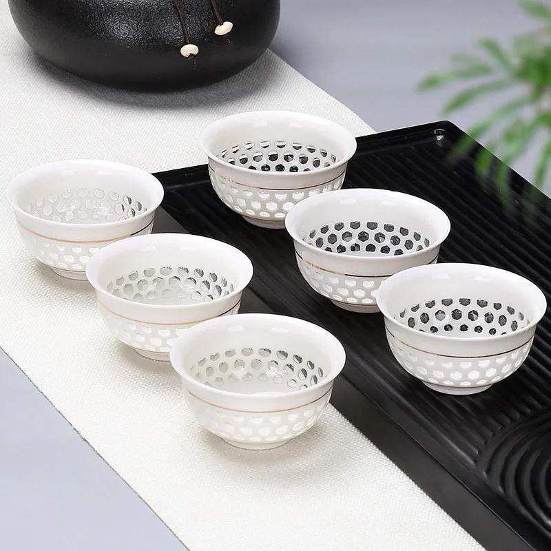 Premium Teaware Set with Automatic Tea Maker and Gongfu Teacups Office Household Tea Set
