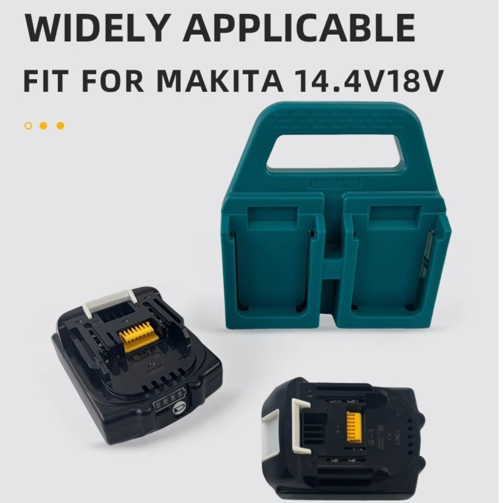 Portable Lithium Battery Storage Rack Handheld Storage Basket Battery Portable Stand Battery Base Bracket for Makita 18V Battery