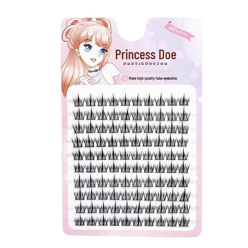 10-Row Natural Trilogy Sunflower False Eyelashes with Thin Stem