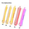 12 Pieces Salon Cold   Rods Hair Roller With Rubber Band Curling Curler Perms Hairdressing Styling Tool for Girls Women Hair