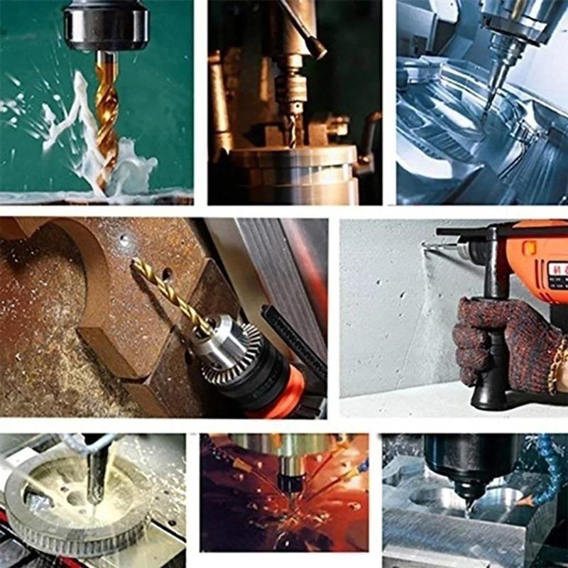 100/50 Stück Titannitridbeschichtete Bohrer HSS Hochgeschwindigkeitsstahl Set Werkzeug Qualität Elektrowerkzeuge 1/1.5/2/2.5/3mm