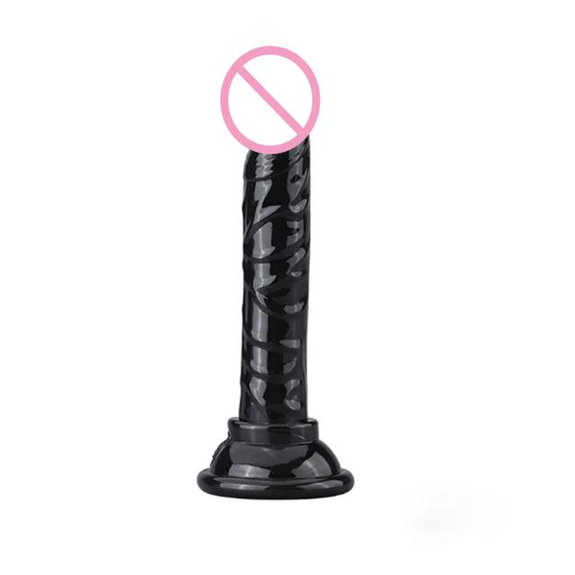 Crystal Jelly Realistic soft Dildo Penis Suction Cup Mini dicks Female Masturbation Erotic Cock Anal Sex Toys for Woman Lesbain