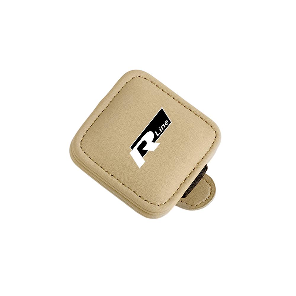 VW Car Sun Visor Glasses Clip Ticket Holder Sunglasses Fixed Clips For Volkswagen GTI Golf Polo Passat VW Tiguan T-ROC Jetta Taigo
