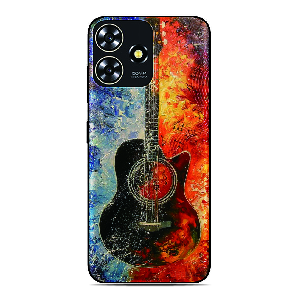 

Flame Musical Phone Case For ZTE Blade A76 4G A75 A73 A72 A71 A56 A55 A54 V80 Pro A35 Core A36 A51 Lite A34 A31 Plus A5 Cover Blade A35 Lite