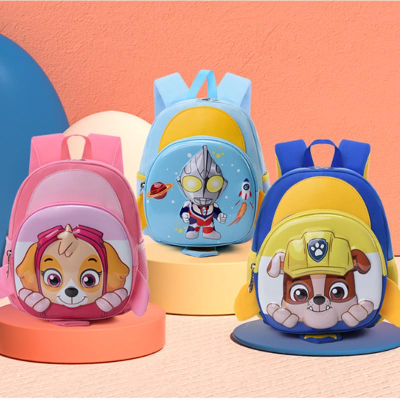Ultraman Patrol Paw Kindergarten Childrens Cartoon Schoolbag Nylon Backpack