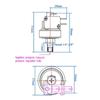 G1/4 G1/8 Vacuum Pressure Switch -90- -10kpa Adjustable Pneumatic Negative Pressure Switch Vacuum Pump Pressure Control Switch (G1-4 -90kpa)