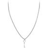 Lock Key Pendant Necklace Egirl Chains Lock Chain Necklace Statement Long Chain Punk Multilayer Choker for Women Men