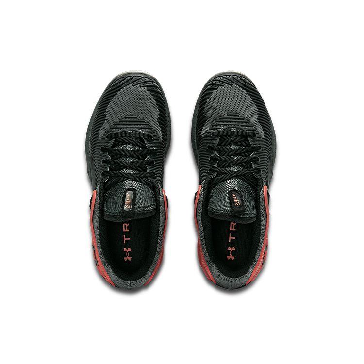 Under Armour Hovr Apex 2 Comfortable Shock Absorption Non-Slip Wear-Resistant Breathable Low-Top Training Shoes Unisex sneaker Peach Gray 3023007-102