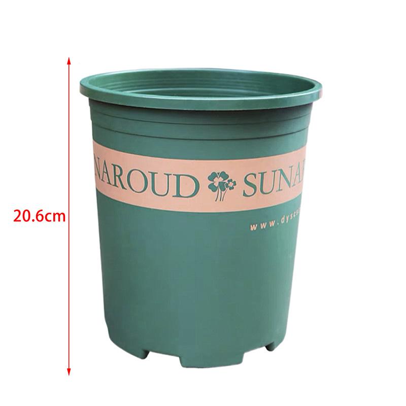 4 Rozmiary Dostępne/Donica Galonowa Okrągła/Zagęszczona Zielona Doniczka do Kontroli Korzeni/Donica z Żywicy Plastikowej/Donica Ogrodowa na Balkon