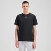 Under Armour Casual Breathable Quick-Dry Loose Round Neck Short Sleeve T-Shirt Unisex Tops Black 25500505-001