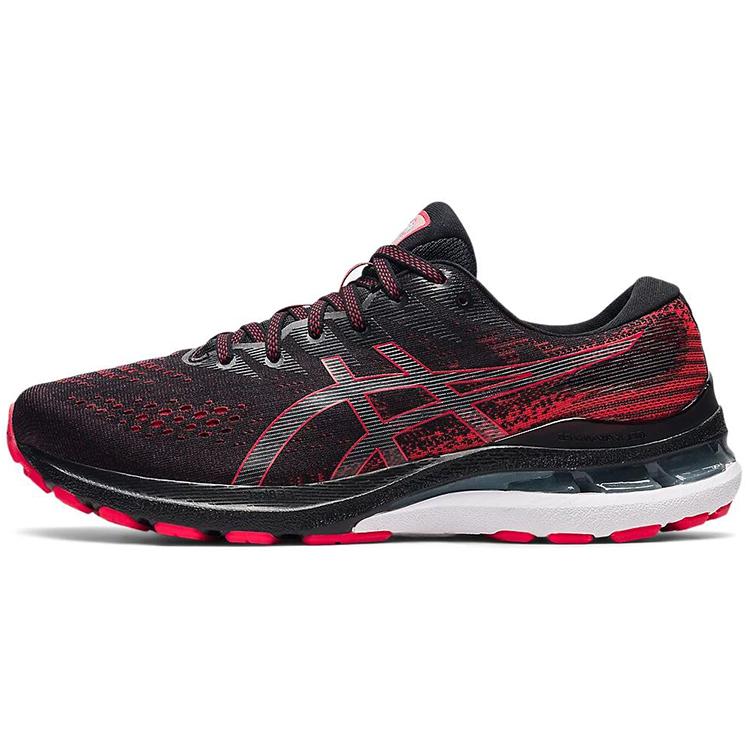 New Asics Gel Kayano 28 Black Electric Red 1011B189-002