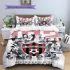 Literie Modèle FC Spartak Trnava, Ensemble Couette Housse de Couette Taie d'oreiller Cadeau d'Anniversaire pour la Maison(1 housse de couette + 2 taies d'oreiller, sans garniture.)