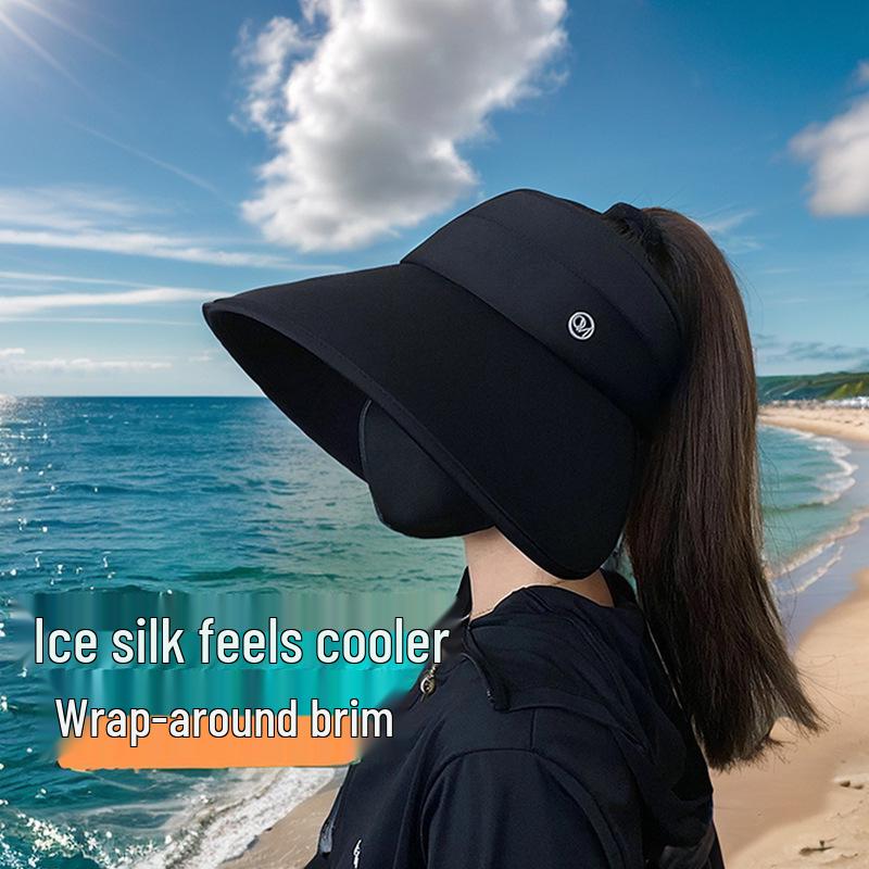 

Ice Silk UPF 50+ Packable Sun Hat for Women - Summer UV Protection