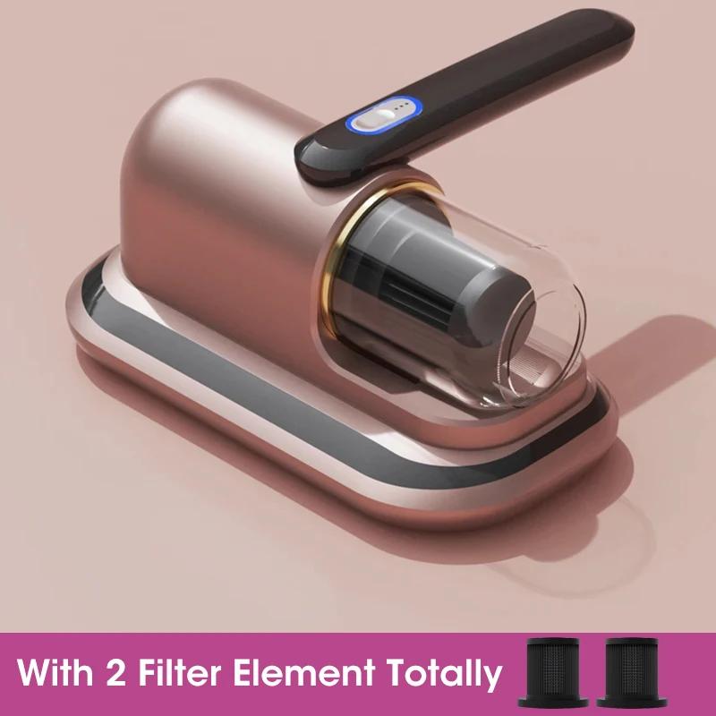 

Handheld 10kPa Cordless USB Dust Mite Remover Vacuum Cleaner for Mattress Bed Sofa Pillows Clothes Home Cleaning золотой