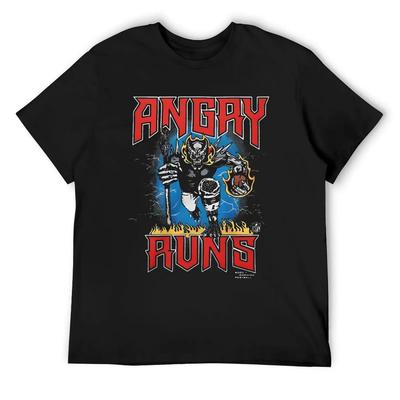 Angry Runs T-Shirt Aesthetic Clothing Anime Quick Drying Graphic T Shirts Men Graphic T Shirts