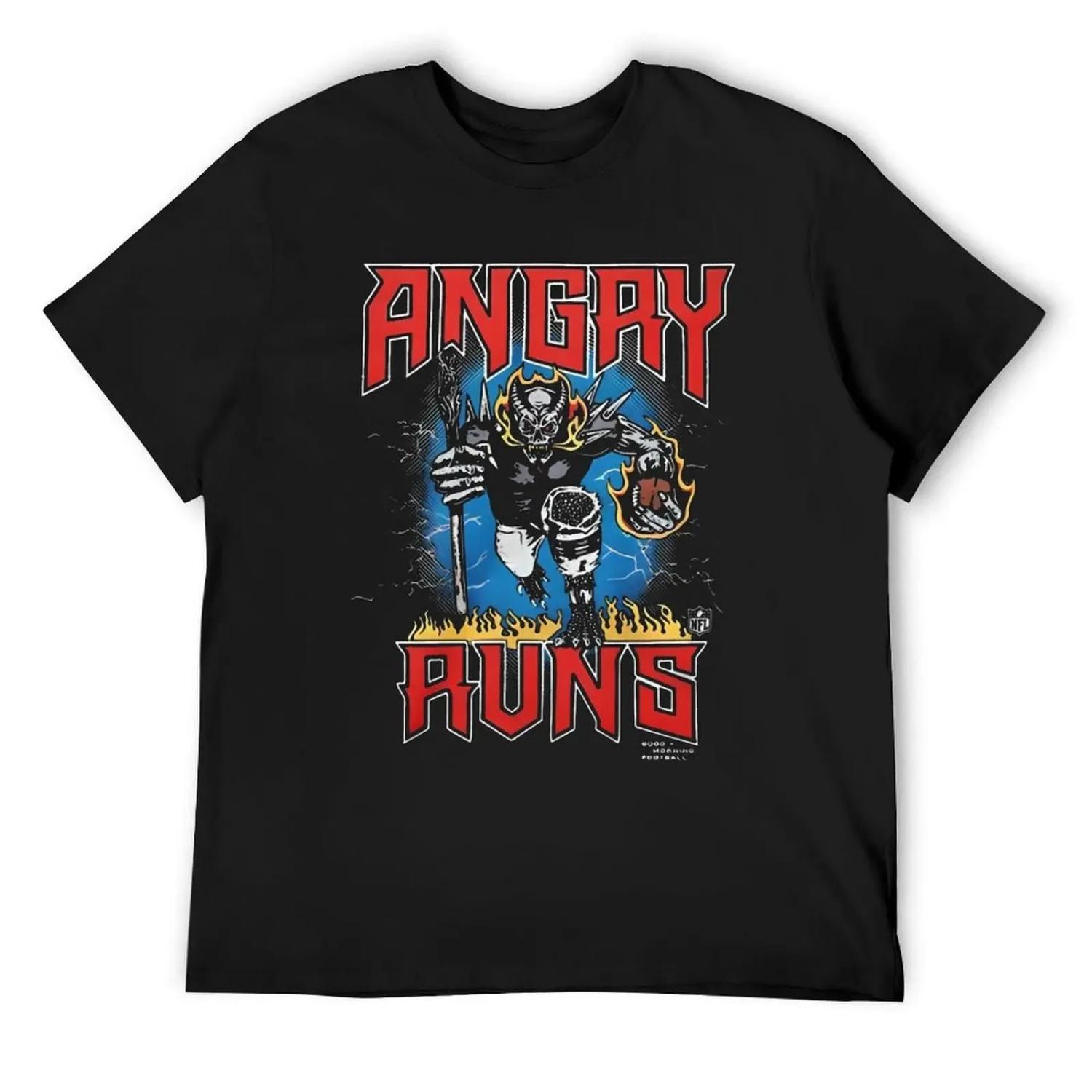 

Angry Runs T-Shirt Aesthetic clothing anime quick drying graphic t shirts men graphic t shirts XXXXXL