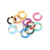 6pcs Colorful Enamel Stainless Steel Earring Hoop For Women Round Circle Huggie Earring Fashion Jewelry Supplies