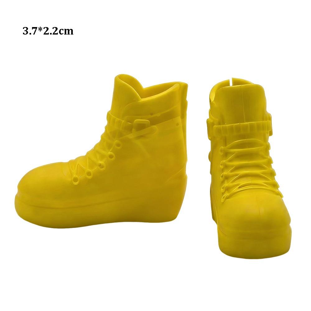 1Pair High Quality Fashion 1/6 Doll Shoes Plastic Multistyles Male Doll Boots Doll Casual Wear Shoes Fit Foot Length 2cm Dolls