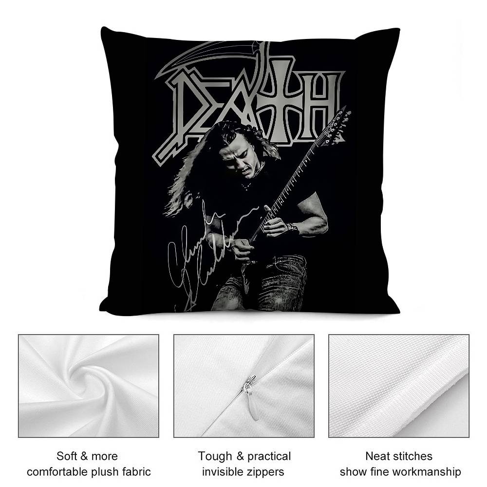 Rock Band-D-deaths Pillow Case  Plush Fabric Soft  Pillowcase Double Sided Print Cushion Cover Household Gifts
