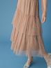 Long Sleeve Lame Tulle Dress RWFO269006BRW00